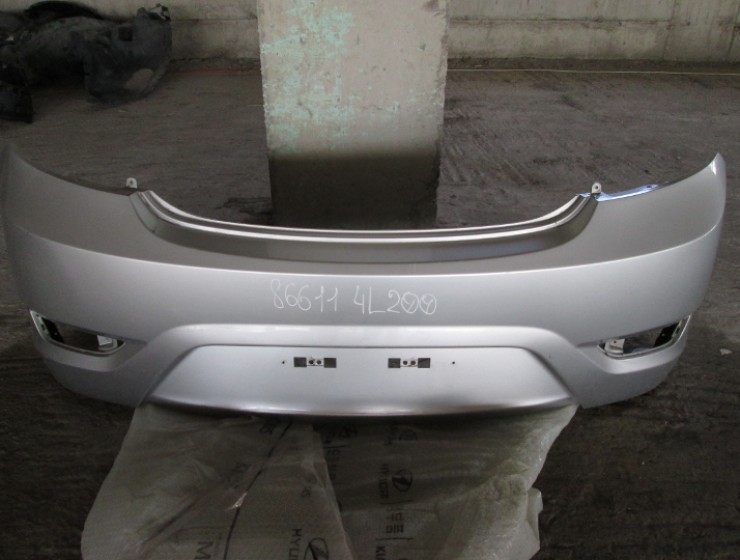Бампер задний для Hyundai Solaris седан 2010 866114L000